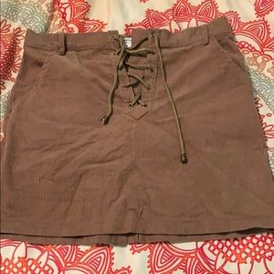 cute brown skirt